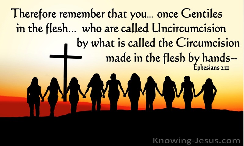 Ephesians 2:11 Remember  YouWere Once Called Uncircumcision (black)